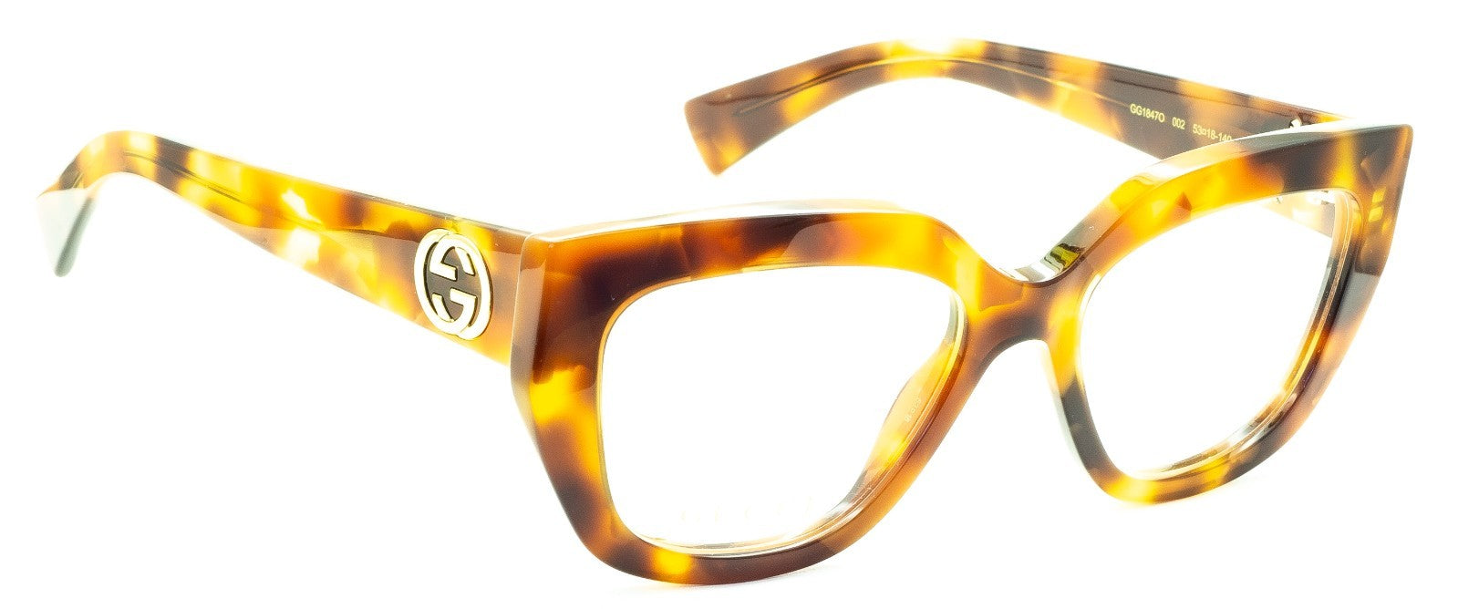 GUCCI GG 1847O 002 53mm Eyewear FRAMES Glasses RX Optical Eyeglasses New - Italy