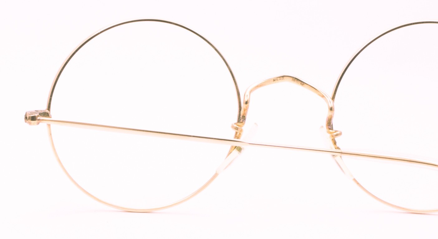 B.O.I.C. (SAVILE ROW) Rose Gold 47x22mm True Round FRAMES RX Optical Glasses NOS