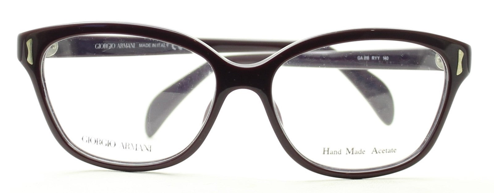 GIORGIO ARMANI GA 818 RYY Eyewear FRAMES RX Optical Eyeglasses Glasses New Italy
