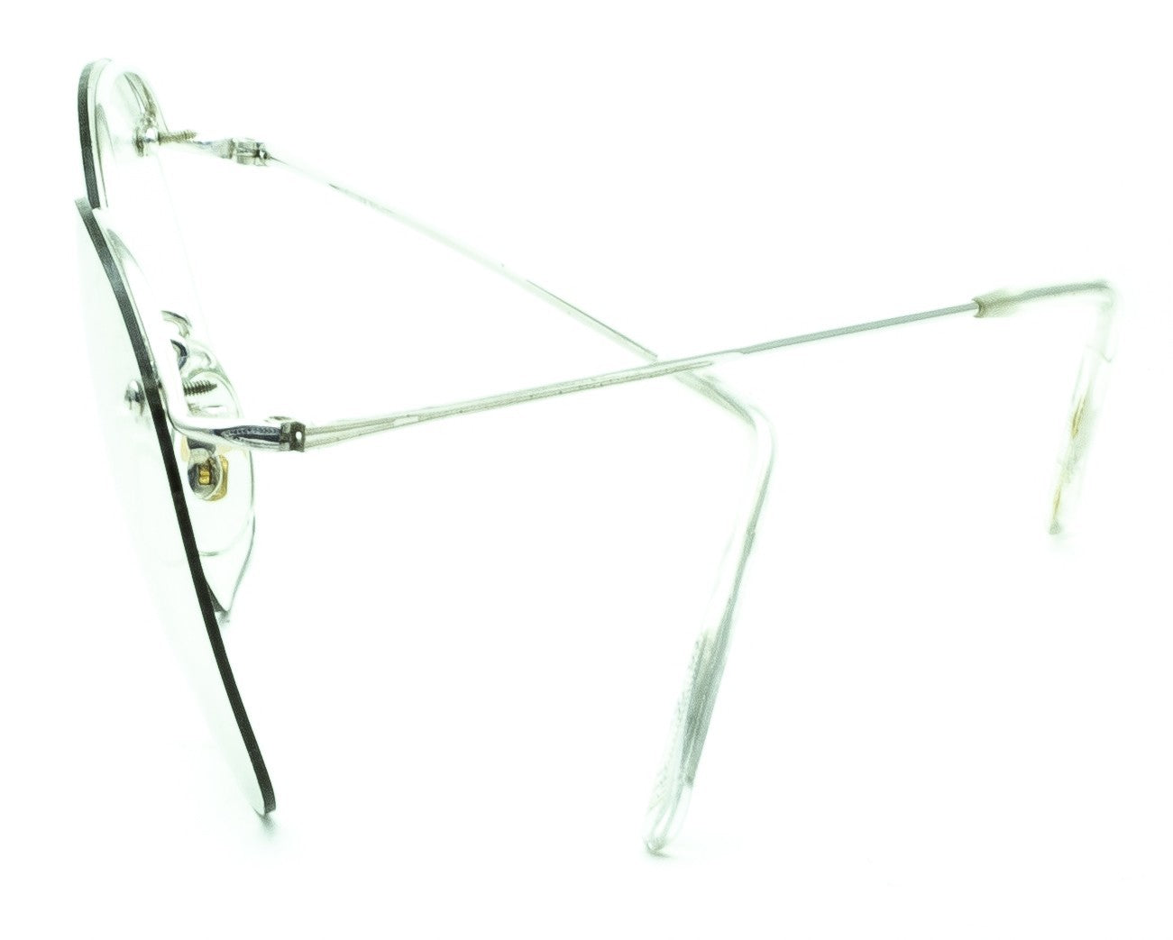 SAVILE ROW ENGLAND Rimway Rhodium 52x20mm Eyewear FRAMES RX Optical - New NOS