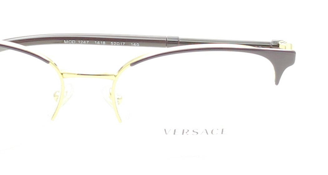 VERSACE MOD 1247 1418 52mm Eyewear FRAMES RX Optical Eyeglasses Glasses - Italy