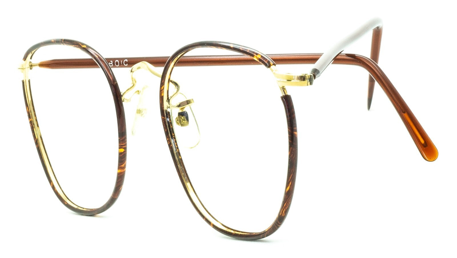 B.O.I.C.(SAVILE ROW) Quadra Gold 52x22mm Frames RX Optical Eyeglasses GlassesNOS