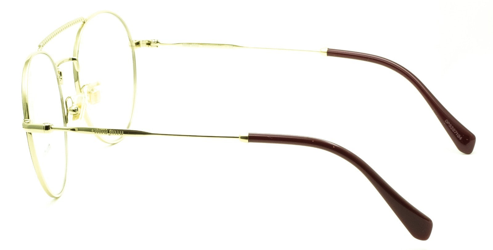 MIU MIU VMU 51R R1J-1O1 52mm Eyewear FRAMES RX Optical Eyeglasses Glasses- Italy
