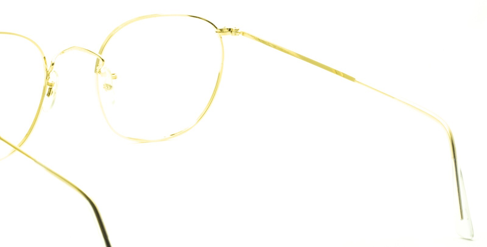 B.O.I.C. (SAVILE ROW) ENGLAND Gold 54x20mm PANTO Quadra RX Optical EyeglassesNOS