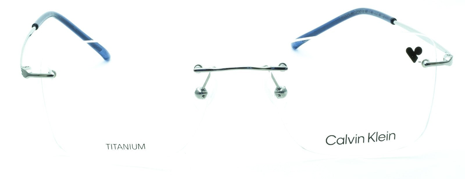 CALVIN KLEIN CKJ22125TB 414 52mm Titanium Eyewear RX Optical FRAMES Glasses New