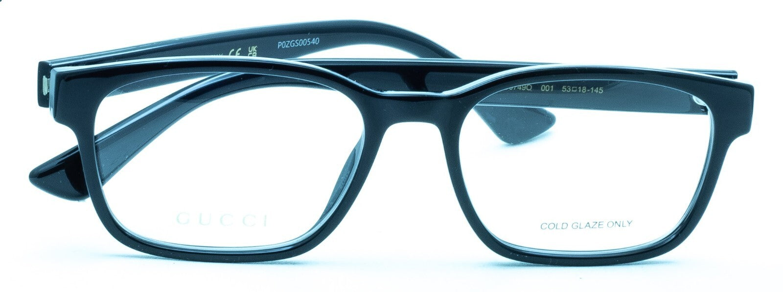 GUCCI GG 0749O 001 53mm Eyewear FRAMES Glasses RX Optical Eyeglasses New - Italy