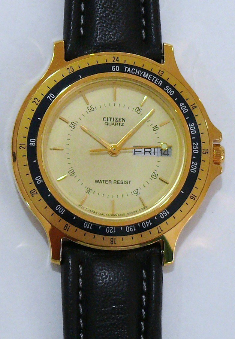 RARE VINTAGE CITIZEN Quartz WATCH AD6082-01PZ NEW OLD STOCK NOS - JAPAN MOVEMENT