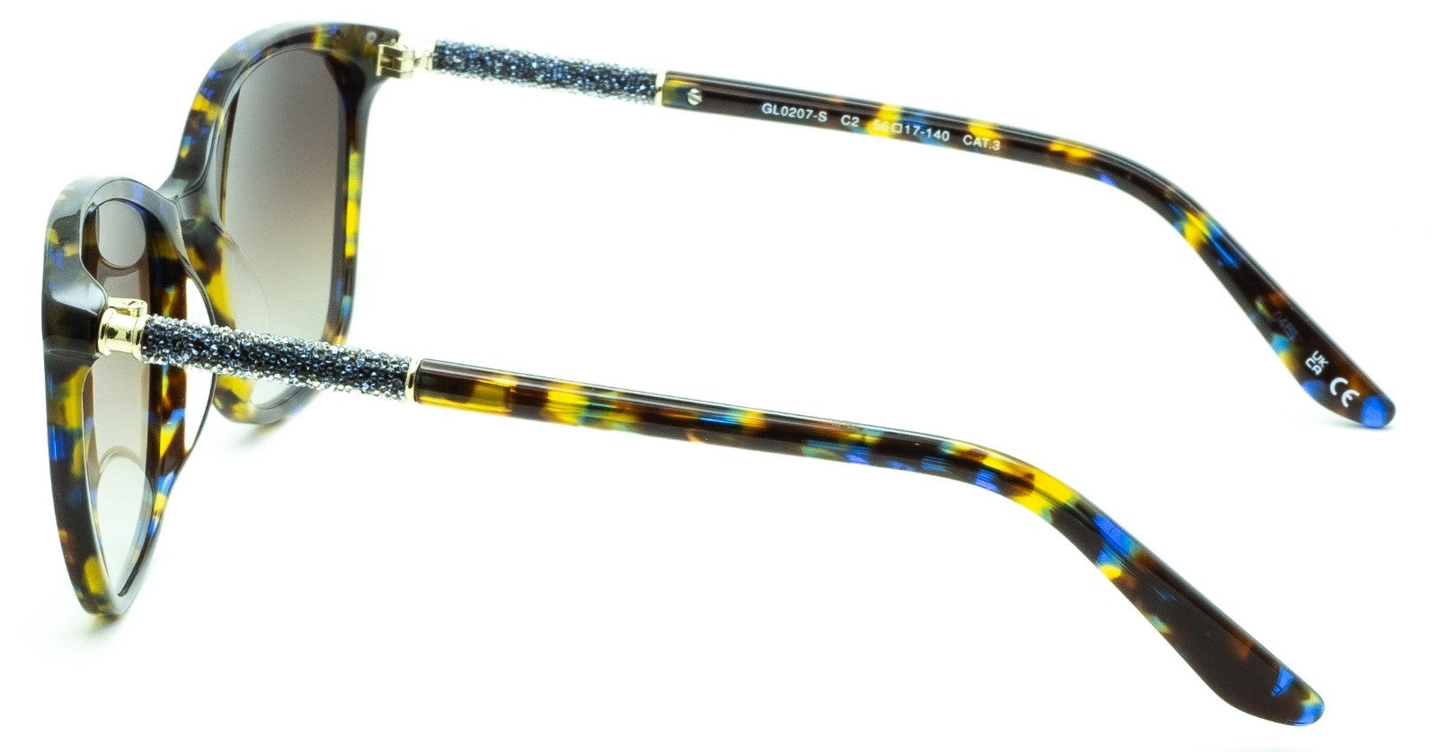 EYESPACE PALAZZO GL0207-S C2 56mm Cat 3 Sunglasses Shades Eyewear FRAMES - New