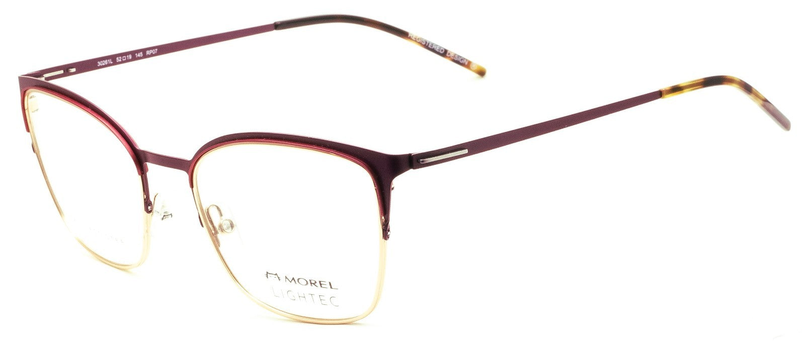 MOREL France LIGHTEC 30261L RP07 52mm Eyewear FRAMES Glasses RX Optical - New