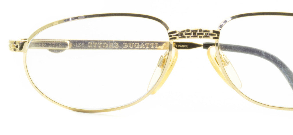 ETTORE BUGATTI EB 505 0104 54mm Vintage Eyewear RX Optical FRAMES Eyeglasses-NOS