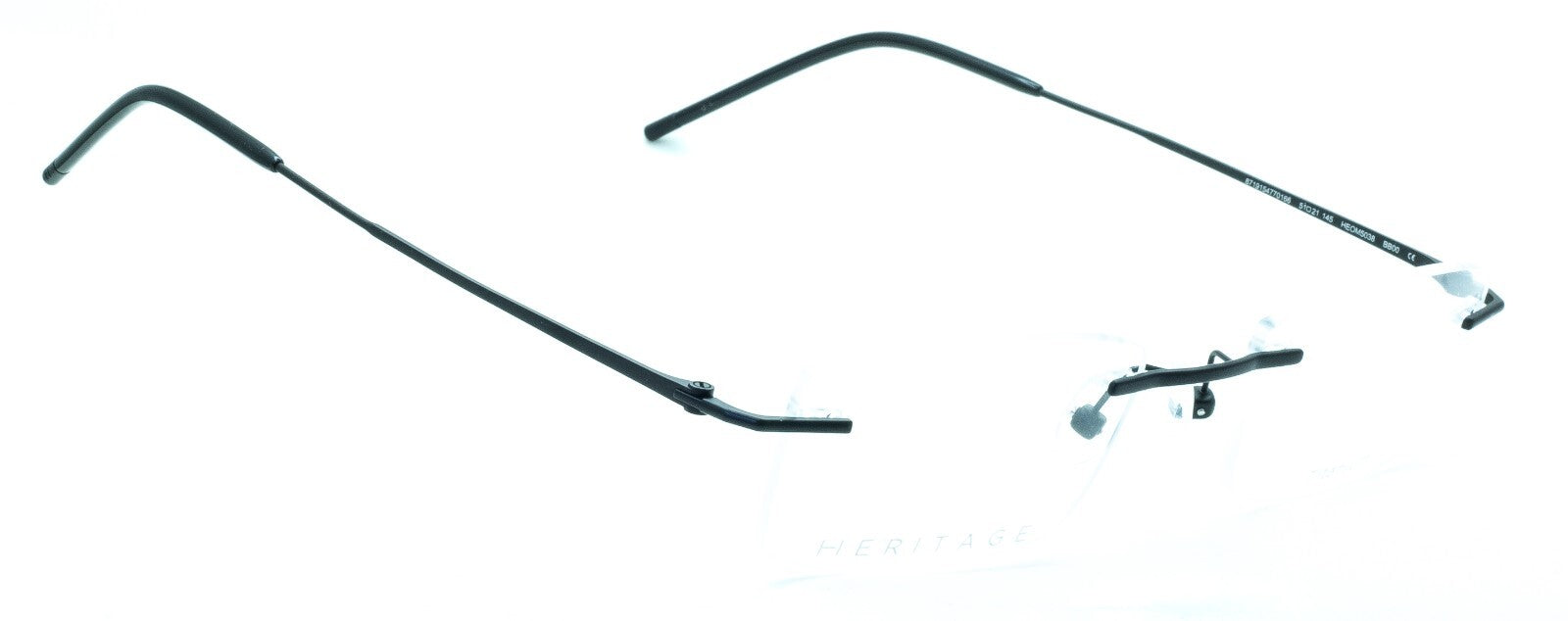 HERITAGE Iconic Luxury HEOM5038 BB00 Eyewear FRAMES RX Optical Glasses - New