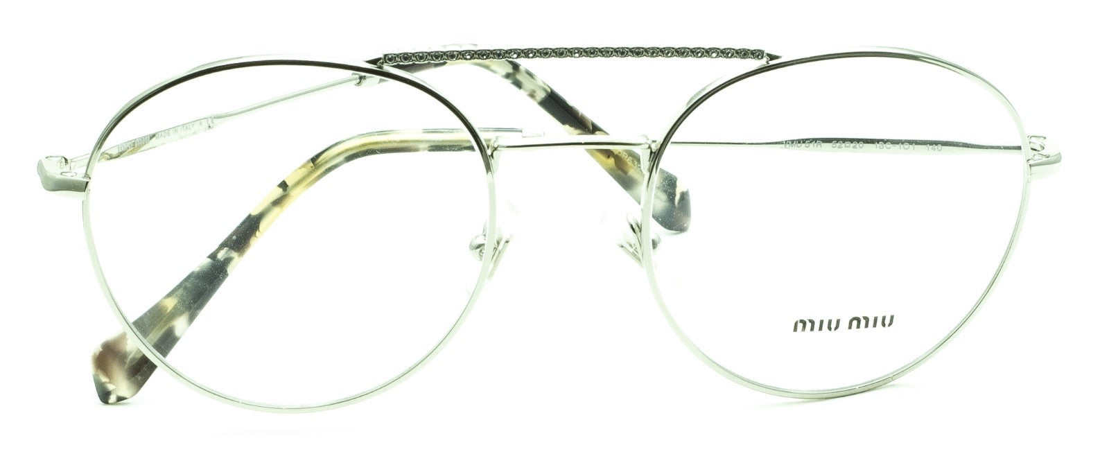 MIU MIU VMU 51R 1BC-1O1 52mm Eyewear FRAMES RX Optical Eyeglasses Glasses- Italy