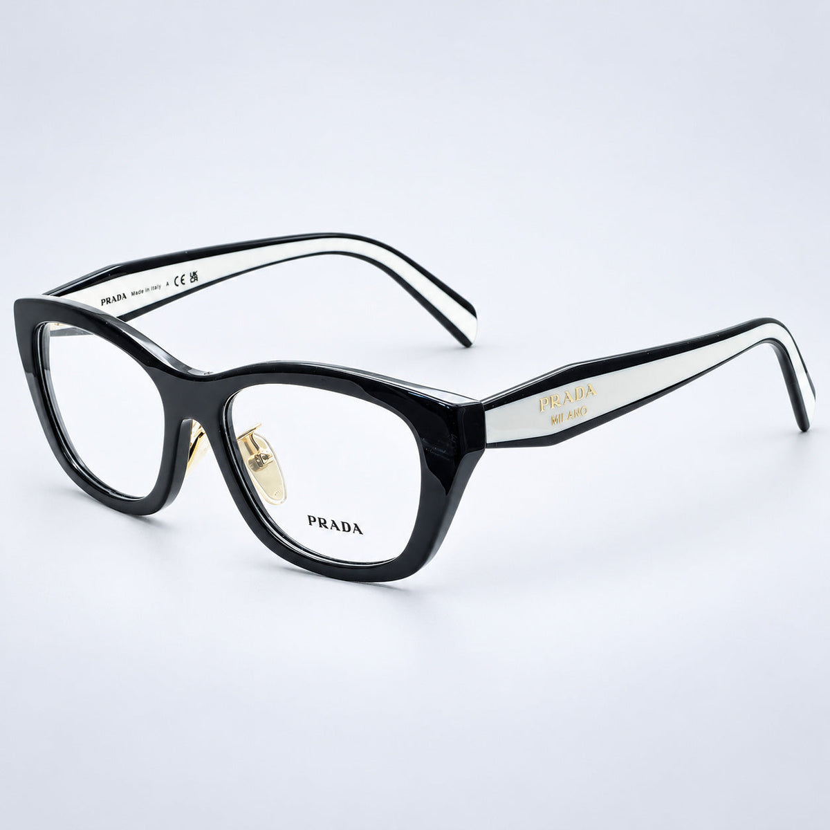 PRADA VPR D11-D 20G-1O1 53mm Eyewear FRAMES RX Optical Eyeglasses Glasses Italy