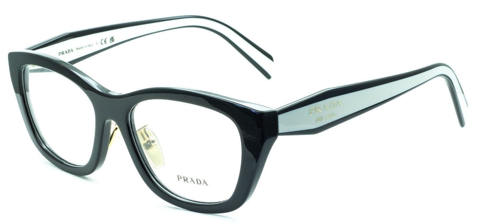 PRADA VPR D11-D 20G-1O1 53mm Eyewear FRAMES RX Optical Eyeglasses Glasses Italy