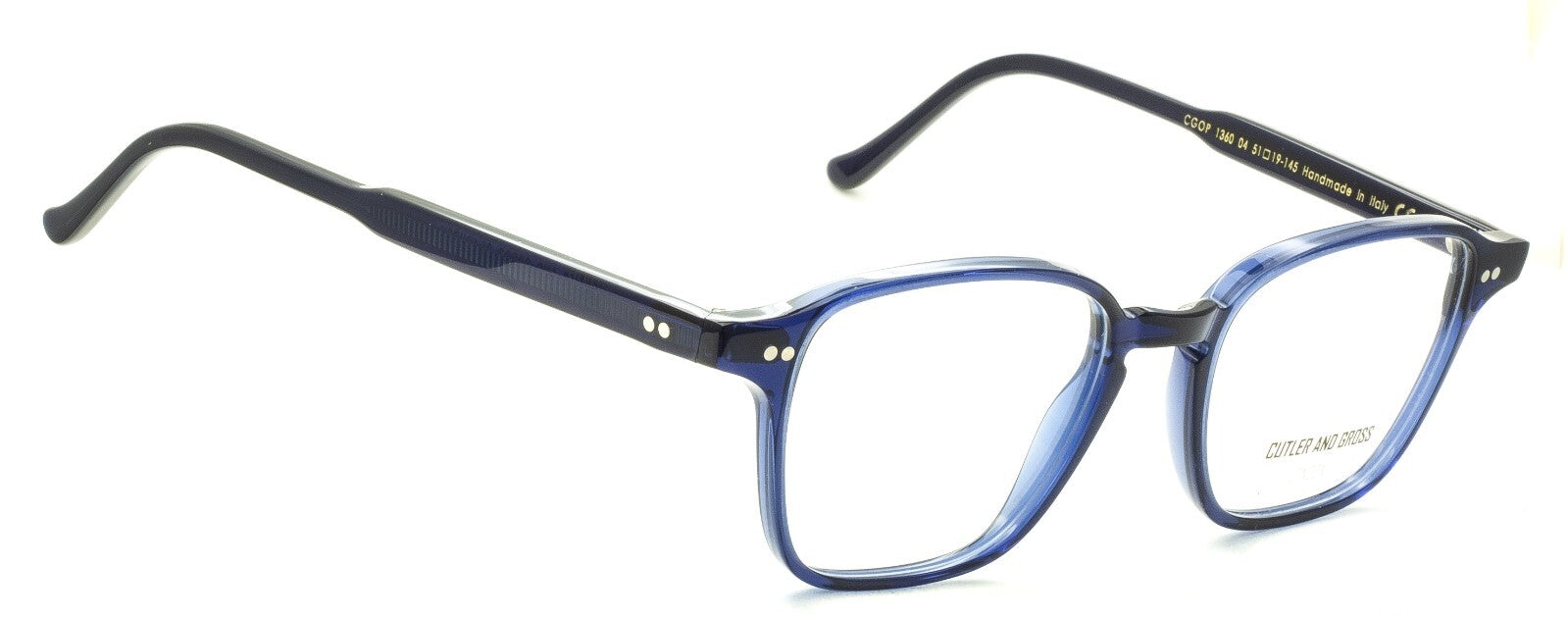 CUTLER & GROSS London CGOP 1360 C:04 51mm Eyewear FRAMES RX Optical Glasses -New