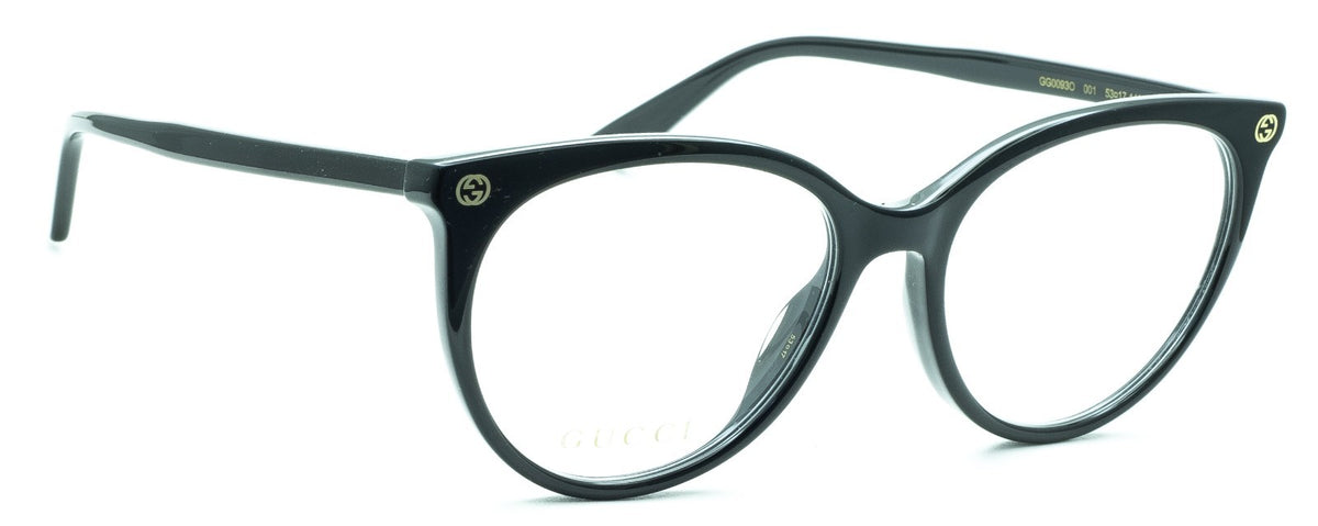 GUCCI GG 0093O 001 53mm Eyewear FRAMES Glasses RX Optical Eyeglasses New - Italy
