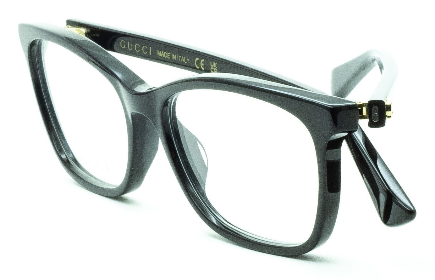 GUCCI GG 0613O 001 52mm Eyewear FRAMES Glasses RX Optical Eyeglasses New - Italy