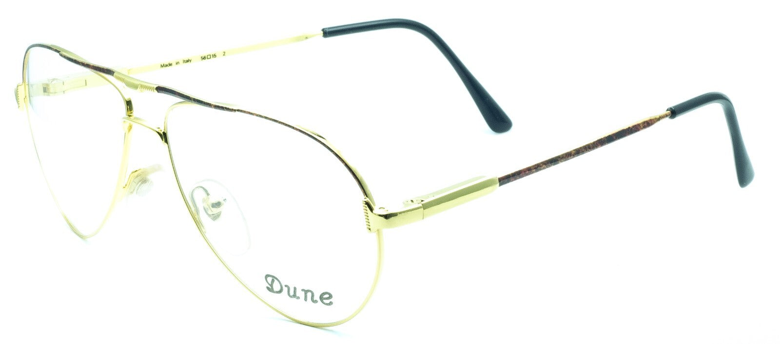Dune 39 Italy Vintage Linea Dune by Ladins 56x15mm FRAMES RX Optical Glasses NOS