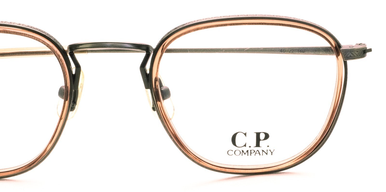 C. P. COMPANY CP009 BUS 46mm Vintage Glasses RX Optical Eyewear - New NOS Japan