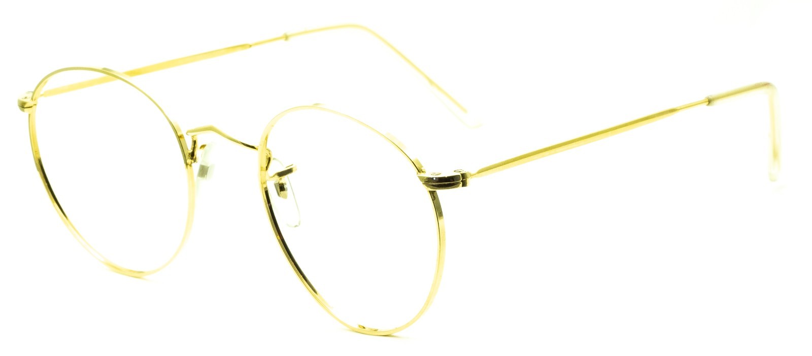 B.O.I.C. (SAVILE ROW) ENGLAND Gold 49x22mm PANTO Frames RX Optical EyeglassesNOS