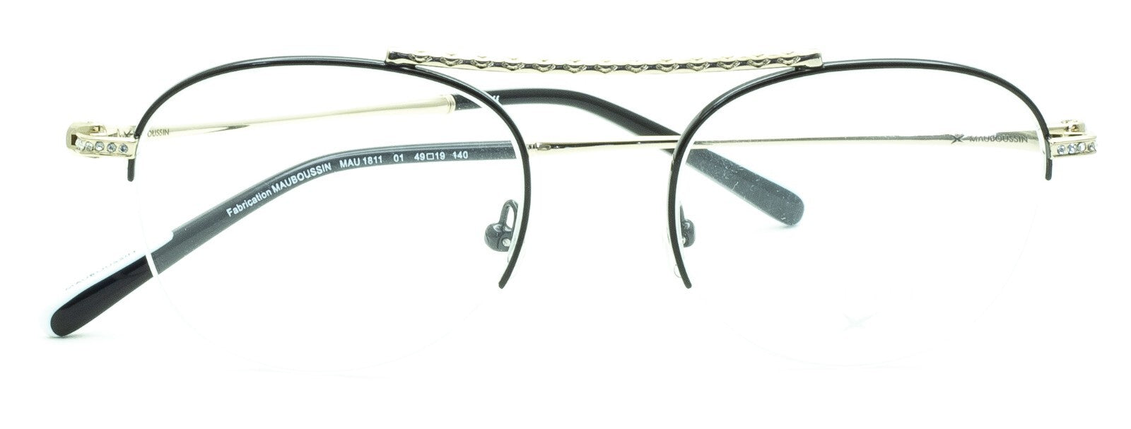 MAUBOUSSIN MAU 1811 001 49mm Eyewear FRAMES Glasses RX Optical Eyeglasses - New