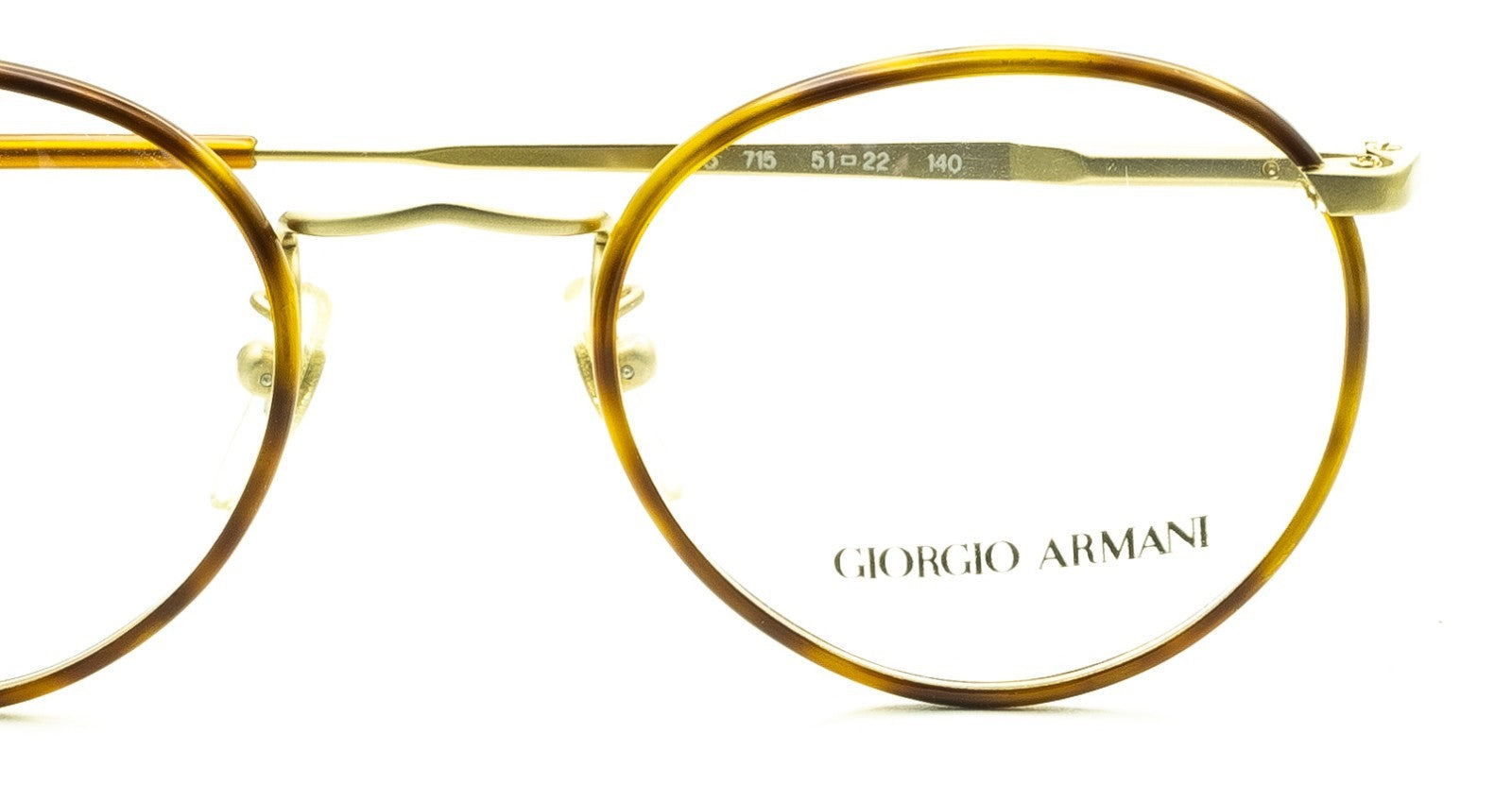 GIORGIO ARMANI GA 145 715 51mm Vintage Eyewear FRAMES RX Optical Glasses - Italy