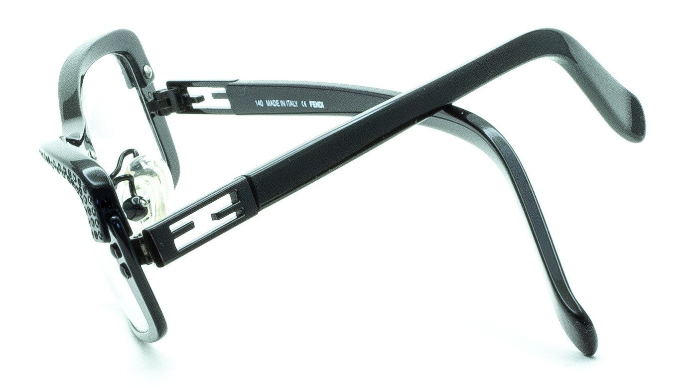 FENDI F728R 001 52mm Vintage RX Optical FRAMES Glasses Eyeglasses New NOS Italy