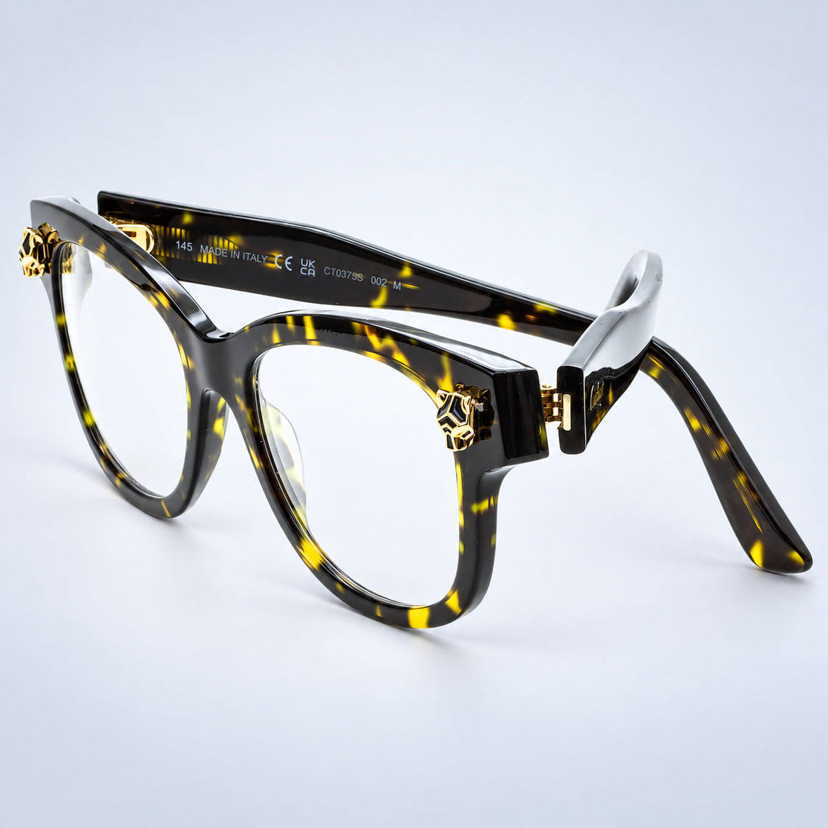 CARTIER PANTHERE CT0373O 002 M 51mm FRAMES RX Optical France Glasses BNIB- Italy