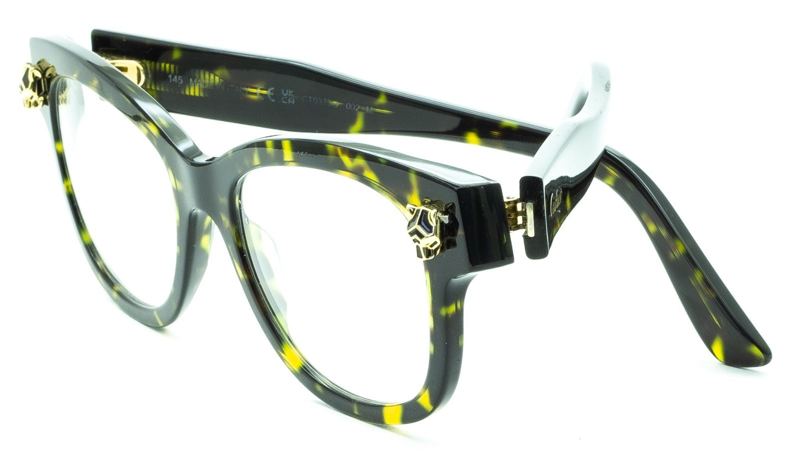 CARTIER PANTHERE CT0373O 002 M 51mm FRAMES RX Optical France Glasses BNIB- Italy