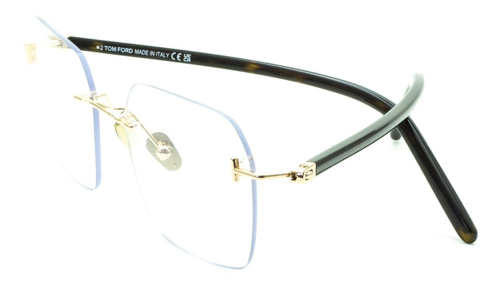 TOM FORD TF5934-B 028 54mm Blue Block Glasses Frames Eyewear RX - New BNIB Italy