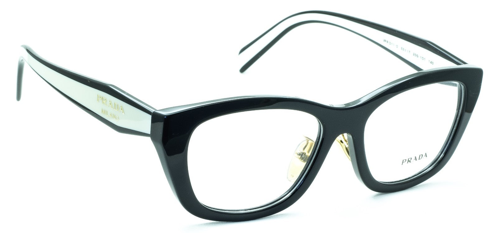 PRADA VPR D11-D 20G-1O1 53mm Eyewear FRAMES RX Optical Eyeglasses Glasses Italy