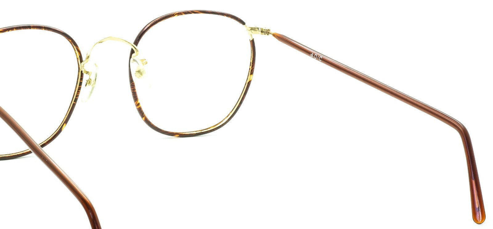 B.O.I.C.(SAVILE ROW) Quadra Gold 52x22mm Frames RX Optical Eyeglasses GlassesNOS