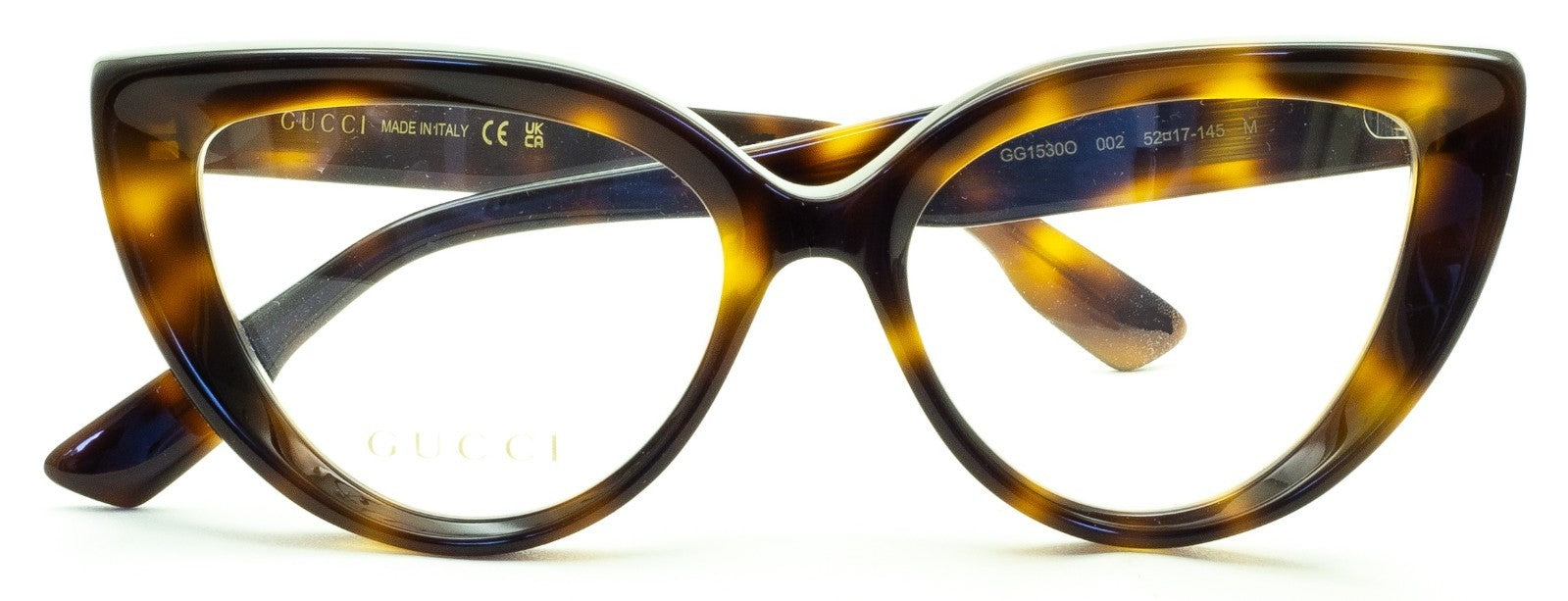 GUCCI GG 1530O 002 52mm Eyewear FRAMES Glasses RX Optical Eyeglasses - New Italy