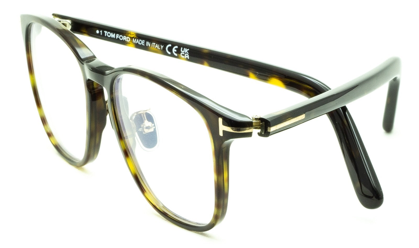 TOM FORD TF5918-D-B 052 52mm Blue Block Glasses Frames Eyewear RX - New Italy