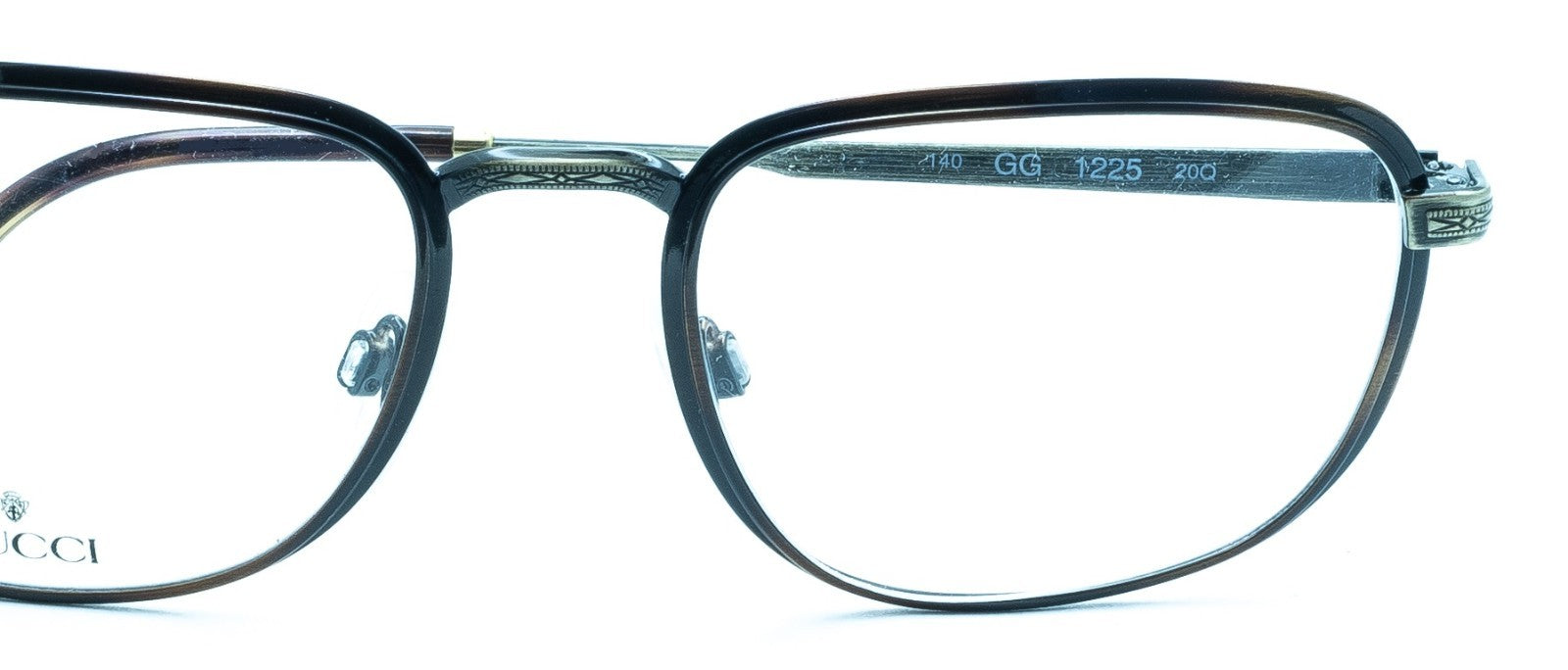 GUCCI GG 1225 20Q 54mm Vintage Eyewear FRAMES RX Optical Eyeglasses - New Italy