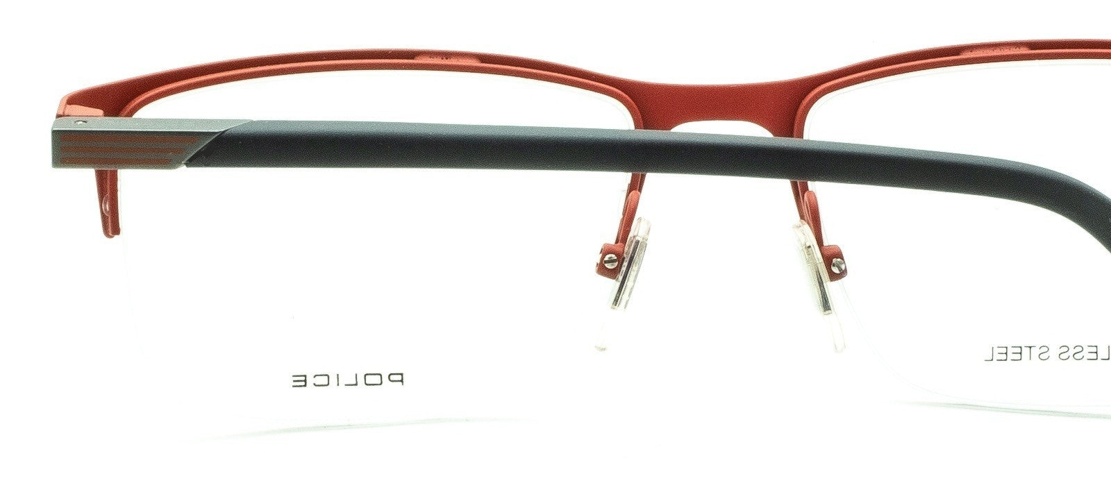 POLICE AXIOM 2 VPL884 COL. 08U8 54mm Eyewear FRAMES RX Optical - New BNIB Italy