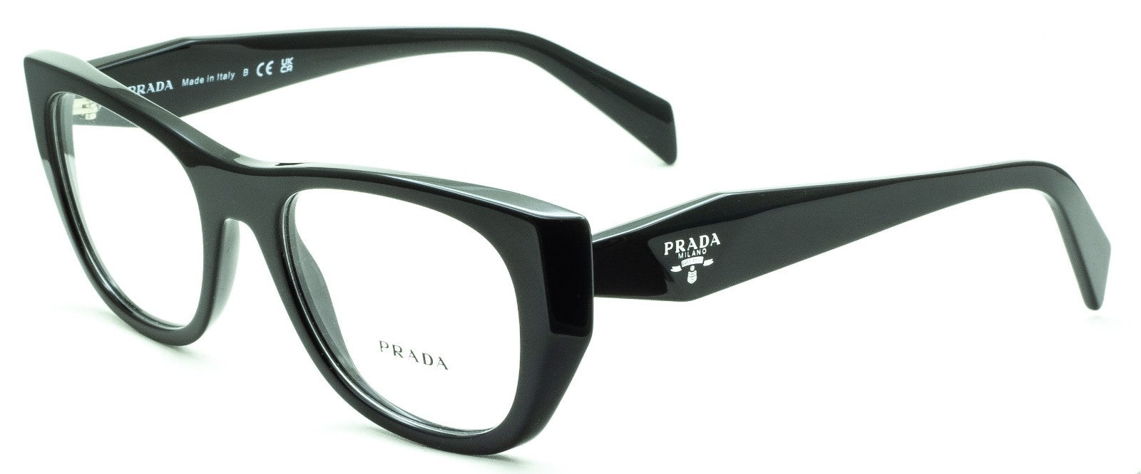 PRADA VPR A18 16K-1O1 50mm Eyewear FRAMES RX Optical Eyeglasses Glasses - Italy