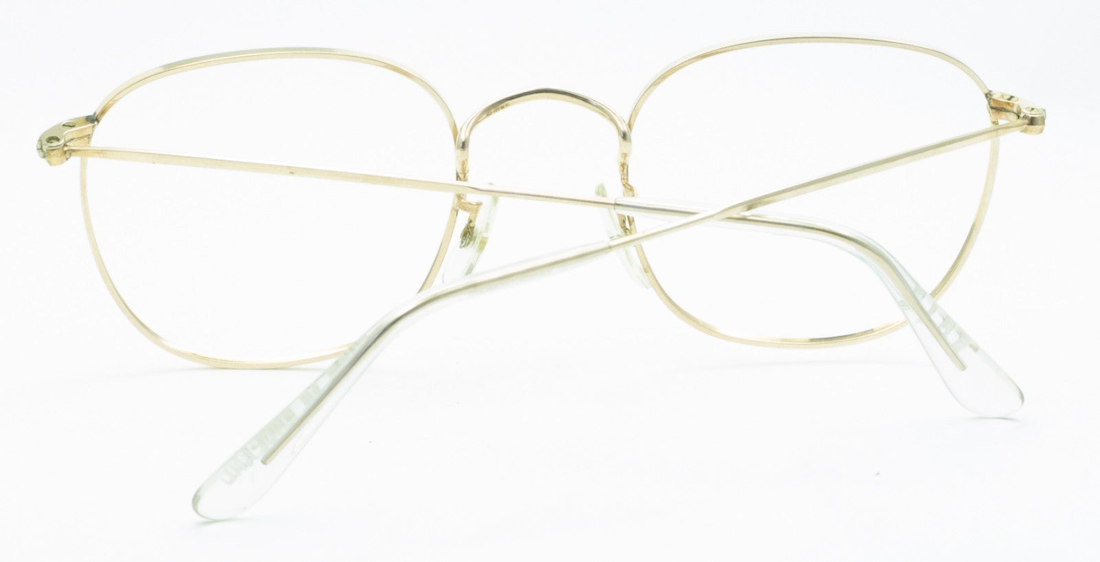 B.O.I.C. (SAVILE ROW) ENGLAND Fairway Gold 46x20mm PANTO Quadra RX Optical NOS