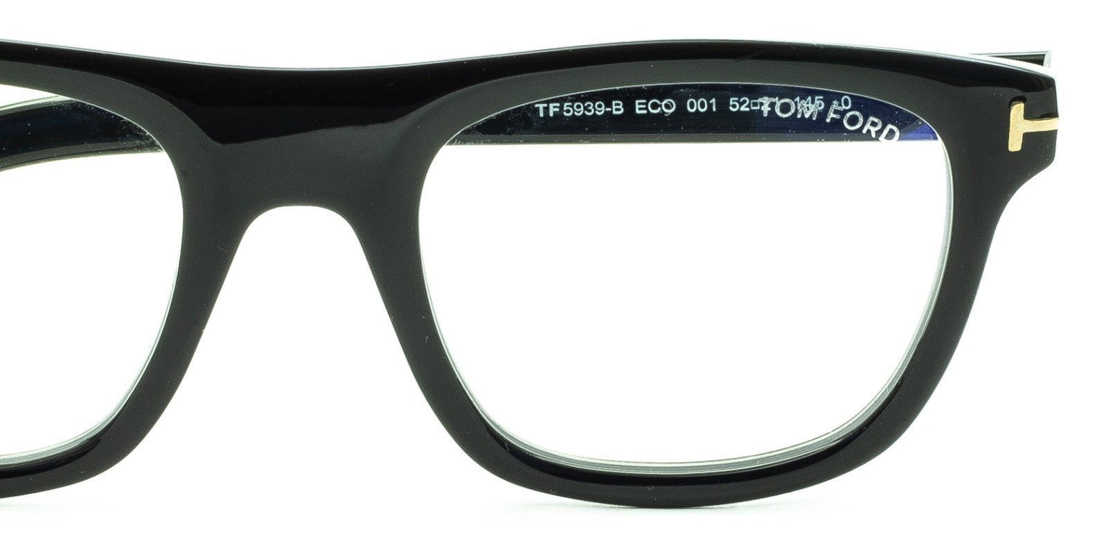 TOM FORD TF 5939-B 001 52mm Eyewear FRAMES RX Optical Glasses New - Italy