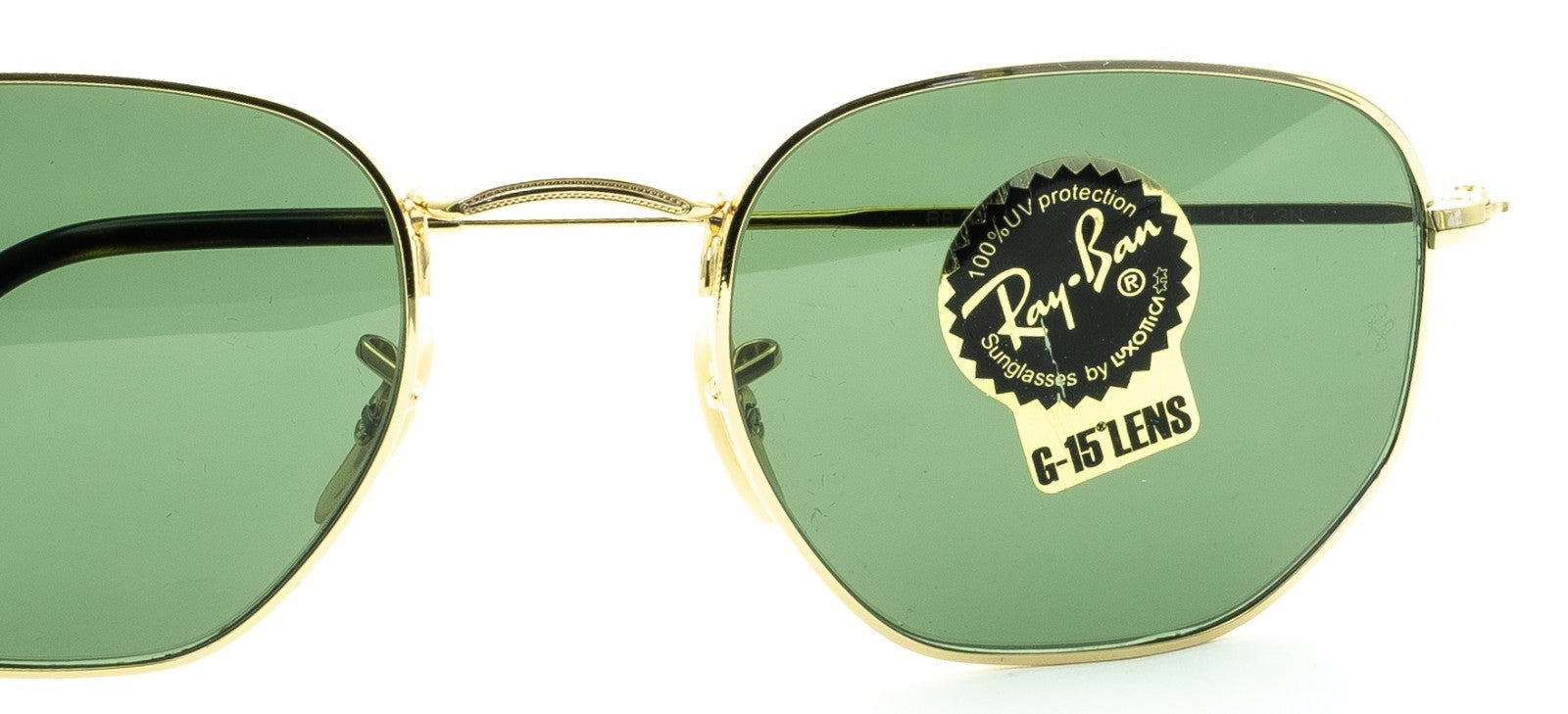 RAYBAN RB 3548-N 001 3N 51mm Hexagonal Sunglasses Shades Eyewear Frames - New
