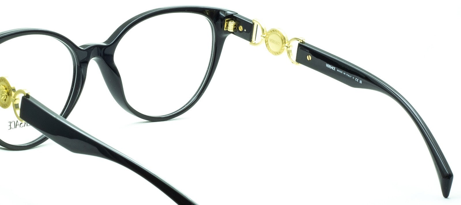 VERSACE MOD 3334 GB1 53mm Eyewear FRAMES Glasses RX Optical Eyeglasses - Italy