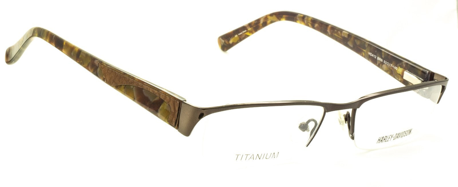 HARLEY-DAVIDSON HD412 BRN Eyewear FRAMES RX Optical Eyeglasses Glasses New -BNIB