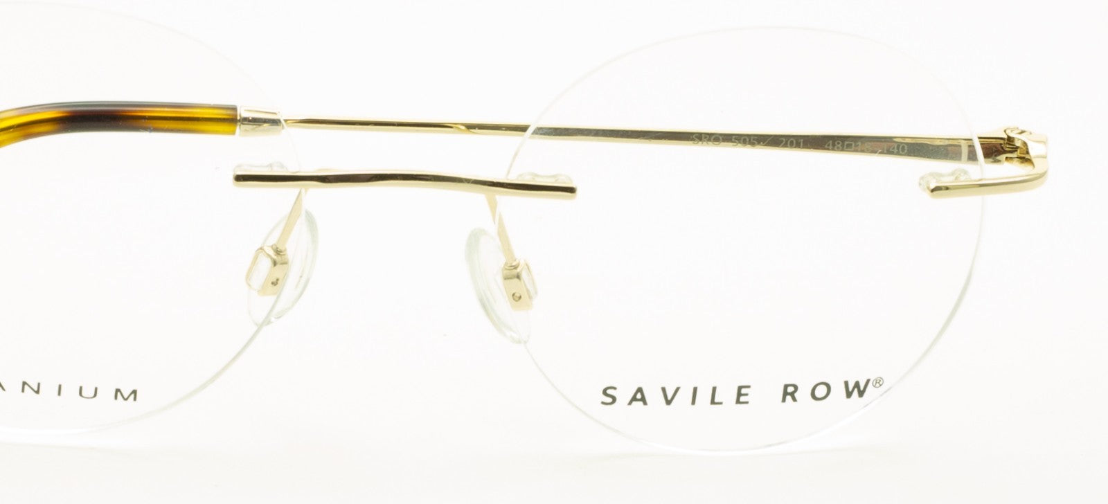 SAVILE ROW ENGLAND SRO 505 201 48x18mm Eyewear RX Optical Eyeglasses Glasses-New