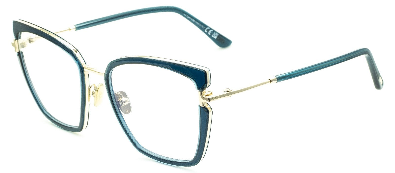 TOM FORD TF5984-B 092 54mm Blue Block Glasses Frames Eyewear RX - New BNIB Italy