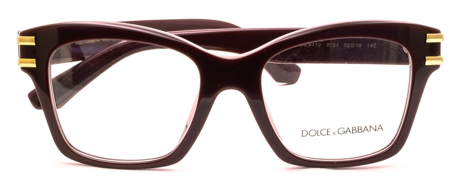 Dolce & Gabbana DG 3419 3091 52mm Eyeglasses RX Optical Glasses Frames New Italy