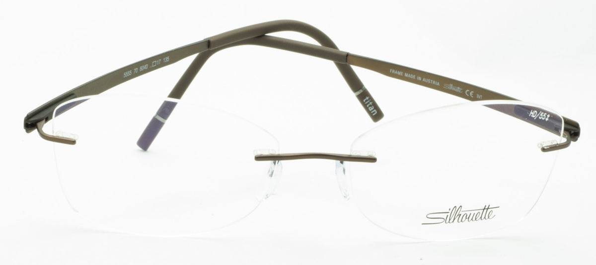 SILHOUETTE TITAN 5555 70 6040 55mm Eyewear FRAMES RX Optical Glasses-New Austria