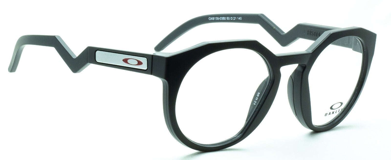 OAKLEY HSTN OX8139-0350 Matte Carbon 50mm Eyewear RX Optical Glasses Frames New