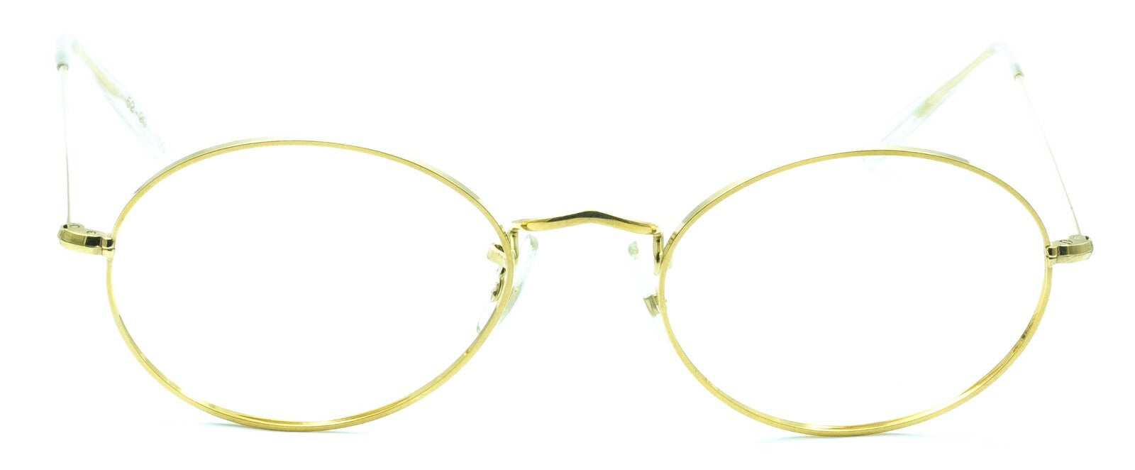 ALGHA London Line (SAVILE ROW) Gold Oval 52x20mm FRAMES RX Optical Glasses - NOS