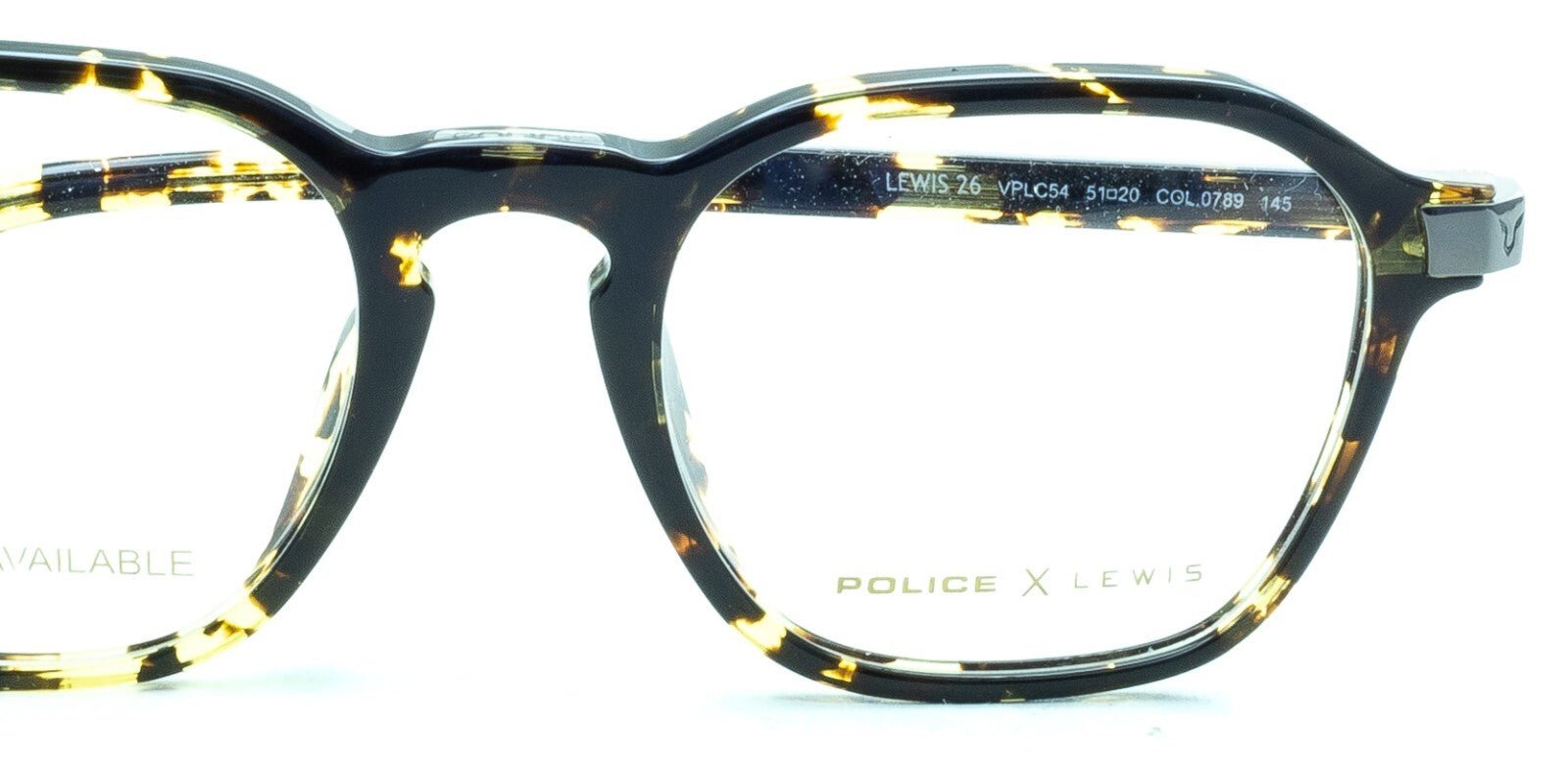 POLICE LEWIS 26 VPLC54 COL. 0789 51mm Eyewear FRAMES RX Optical Eyeglasses New