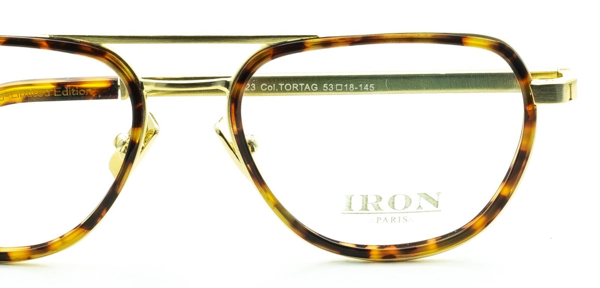 IRON PARIS IR023 TORTAG 53mm RX Optical Glasses Eyewear Frames - New BNIB